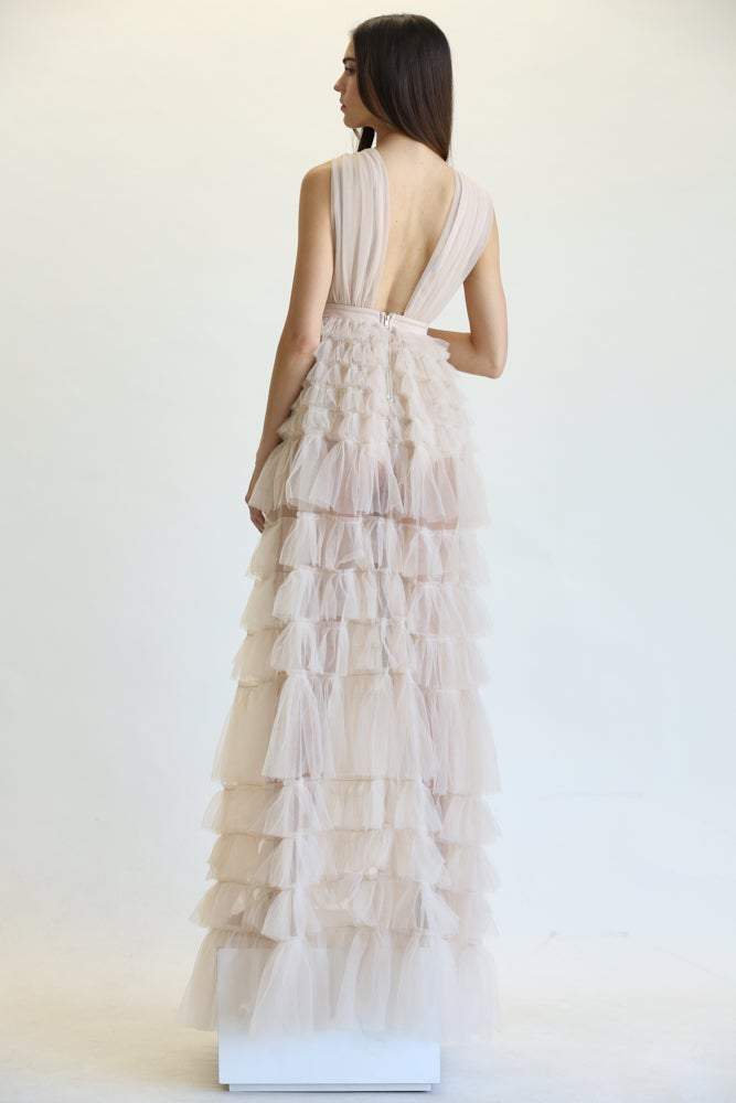 Quanita - Tulle Fabric Dress