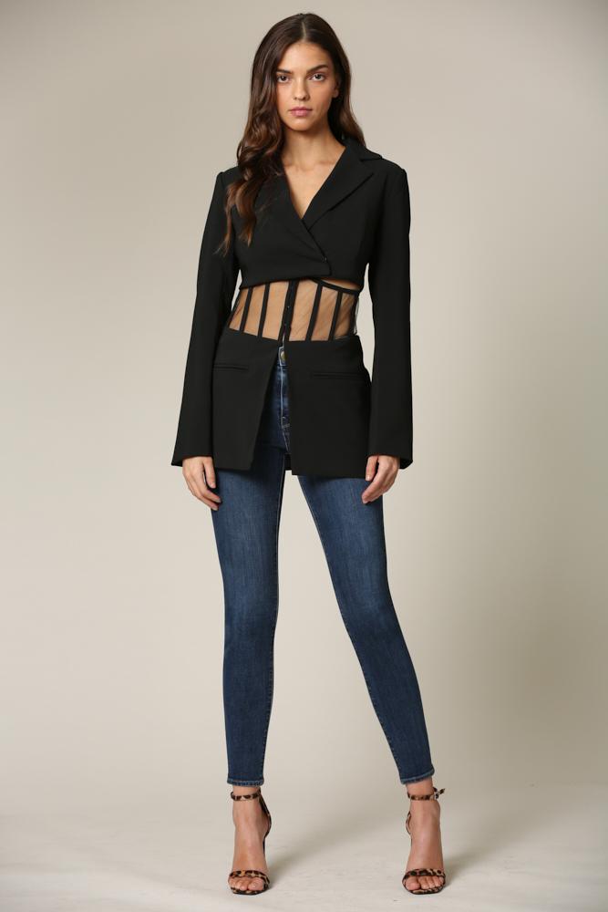 Elani - Two Piece Corset Blazer