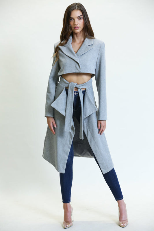 Iris Lapel Collar Coat