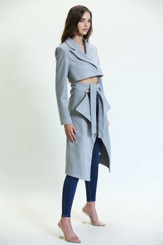 Iris Lapel Collar Coat