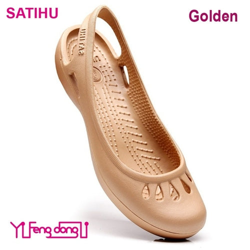 Satihu Summer New Lightweight Anti Slip Hole Shoes Clog For Women's