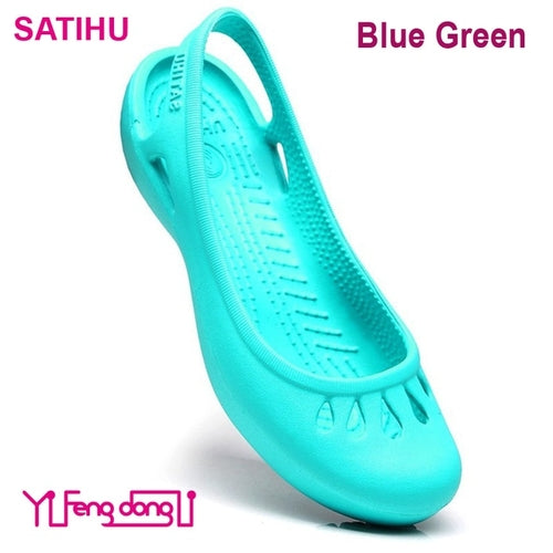 Satihu Summer New Lightweight Anti Slip Hole Shoes Clog For Women's