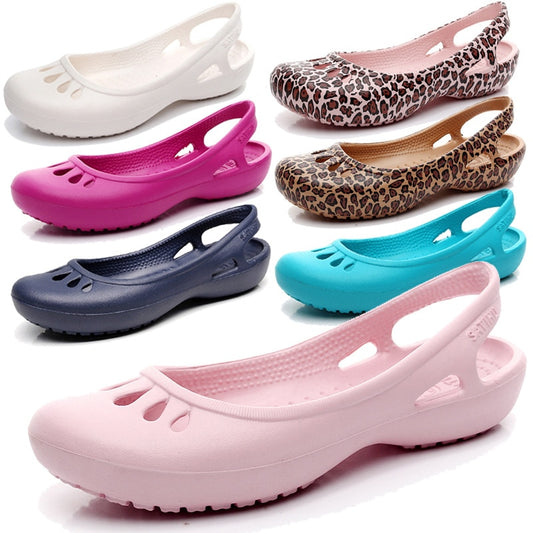 Satihu Summer New Lightweight Anti Slip Hole Shoes Clog For Women's