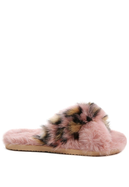 Chipmunk Faux Fur Indoor Flats