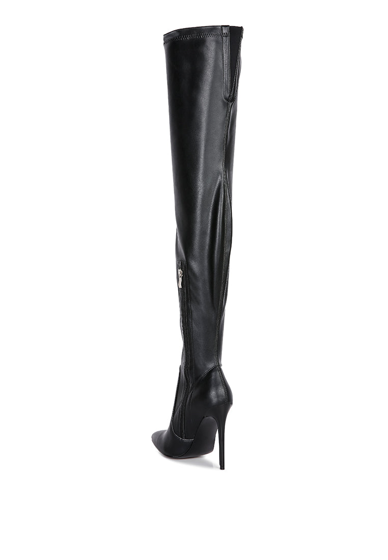 Gush Over Knee Heeled Boots