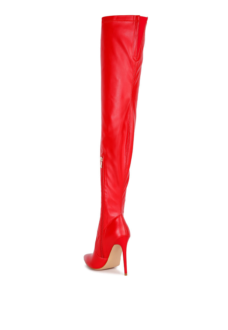 Gush Over Knee Heeled Boots