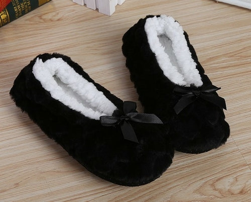 Mntrerm New Cute 2022 Indoor Home Slippers Warm Soft Plush Slippers