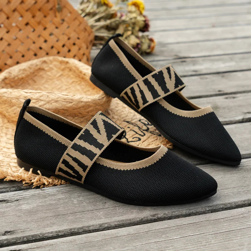 Women's Ballet Flats Casual Shoes Low Heel Barefoot Elegant Woman