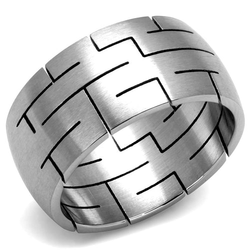 TK2920 - High polished (no plating) Stainless Steel Ring with No Stone